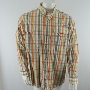 Columbia PFG Men's Fishing Outdoors Vented Shirt Size Large‎